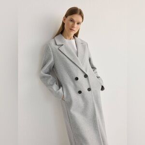 ✅Sold✅ Reserved Women’s Double-Breasted Wool Coat – Size 36 (US 6 / S-M)